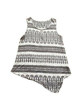 Ruff Hewn Grey Womens Flowy Sleeveless Blouse-L-GUC